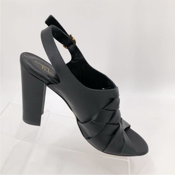 Federica Stella Sandals Italy Leather Sling Size EU 38 NEW - Picture 7 of 12